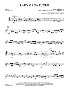 Lady Gaga Fugue von Larry Moore (Download) 