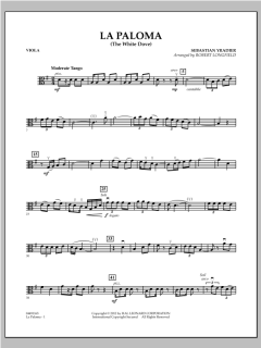 La Paloma (The White Dove) von Sebastian de Yradier (Download) 