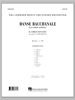 Danse Bacchanale von Camille Saint-Saëns (Download) 
