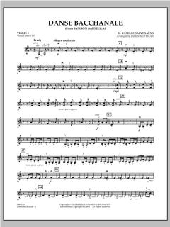 Danse Bacchanale von Camille Saint-Saëns (Download) 