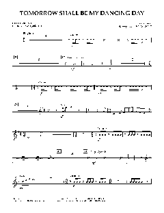 Tomorrow Shall Be My Dancing Day (Download) 