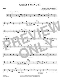 Anna's Minuet von Johann Sebastian Bach (Download) 