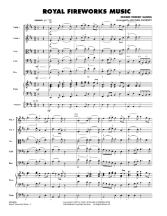 Royal Fireworks Music von Georg Friedrich Händel (Download) 
