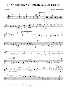 Rhapsody On a Theme by Gustav Holst von Robert Longfield (Download) 