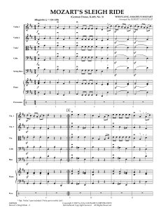 Mozart's Sleigh Ride von Wolfgang Amadeus Mozart (Download) 