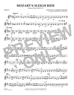 Mozart's Sleigh Ride von Wolfgang Amadeus Mozart (Download) 