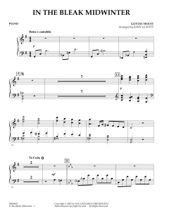 In the Bleak Midwinter von Gustav Holst (Download) 