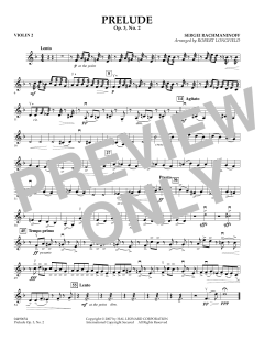 Prelude Op. 3, No. 2 von Sergei Rachmaninow (Download) 