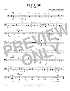 Prelude Op. 3, No. 2 von Sergei Rachmaninow (Download) 