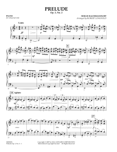 Prelude Op. 3, No. 2 von Sergei Rachmaninow (Download) 