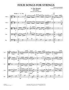 Four Songs for Strings von Franz Schubert (Download) 