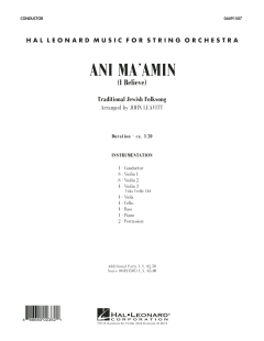 Ani Ma'amin von John Leavitt (Download) 