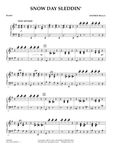 Snow Day Sleddin' von Stephen Bulla (Download) 