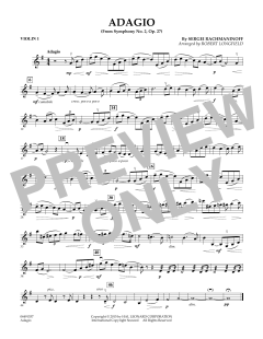 Adagio from Symphony No. 2 von Sergei Rachmaninow (Download) 