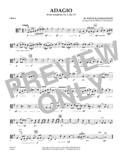 Adagio from Symphony No. 2 von Sergei Rachmaninow (Download) 
