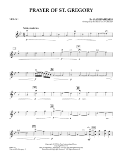 Prayer of St. Gregory von Alan Hovhaness (Download) 