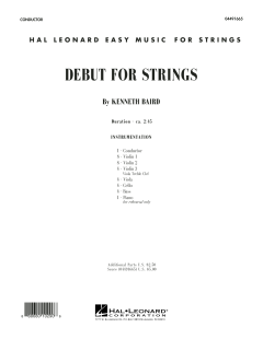 Debut for Strings von Kenneth Baird (Download) 