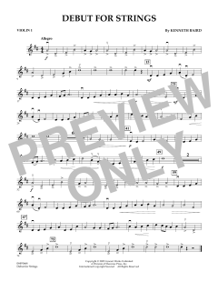 Debut for Strings von Kenneth Baird (Download) 