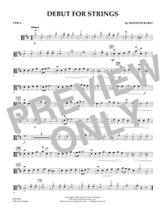 Debut for Strings von Kenneth Baird (Download) 