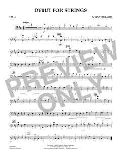 Debut for Strings von Kenneth Baird (Download) 