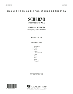 Scherzo from Symphony No. 2 von Ludwig van Beethoven (Download) 