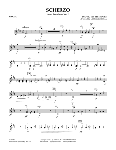 Scherzo from Symphony No. 2 von Ludwig van Beethoven (Download) 