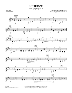 Scherzo from Symphony No. 2 von Ludwig van Beethoven (Download) 