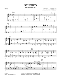 Scherzo from Symphony No. 2 von Ludwig van Beethoven (Download) 