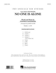 No One Is Alone von Stephen Sondheim (Download) 