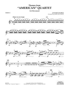 Themes from American Quartet, Movement 1 von Antonín Dvořák (Download) 
