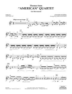 Themes from American Quartet, Movement 1 von Antonín Dvořák (Download) 
