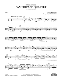 Themes from American Quartet, Movement 1 von Antonín Dvořák (Download) 