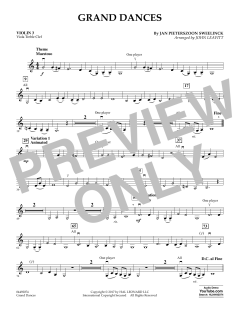 Grand Dances von Jan Pieter Sweelinck (Download) 