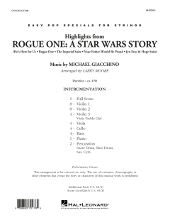 Highlights from Rogue One: A Star Wars Story von Michael Giacchino (Download) 
