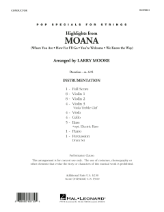 Highlights from Moana von Miranda Lin-Manuel (Download) 