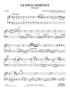 La Finta Semplice (Overture) von Wolfgang Amadeus Mozart (Download) 
