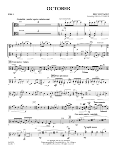 October von Eric Whitacre (Download) 