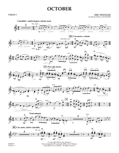 October von Eric Whitacre (Download) 