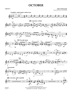 October von Eric Whitacre (Download) 