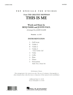 This Is Me von Benj Pasek (Download) 