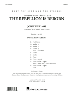 The Rebellion Is Reborn von John Williams (Download) 