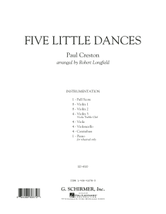 Five Little Dances von Paul Creston (Download) 