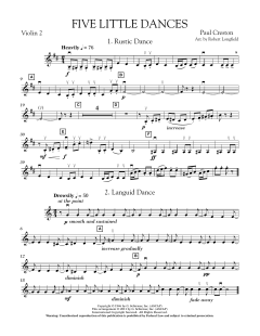 Five Little Dances von Paul Creston (Download) 