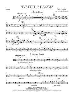 Five Little Dances von Paul Creston (Download) 