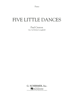 Five Little Dances von Paul Creston (Download) 