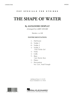 The Shape of Water von Alexandre Desplat (Download) 