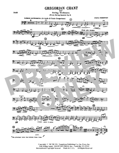 Gregorian Chant for String Orchestra (Download) 