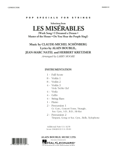 Selections from Les Misérables von Claude-Michel Schönberg (Download) 