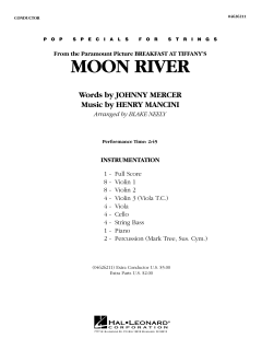 Moon River von Henry Mancini (Download) 