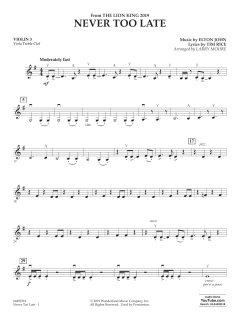 Never Too Late von Elton John (Download) 